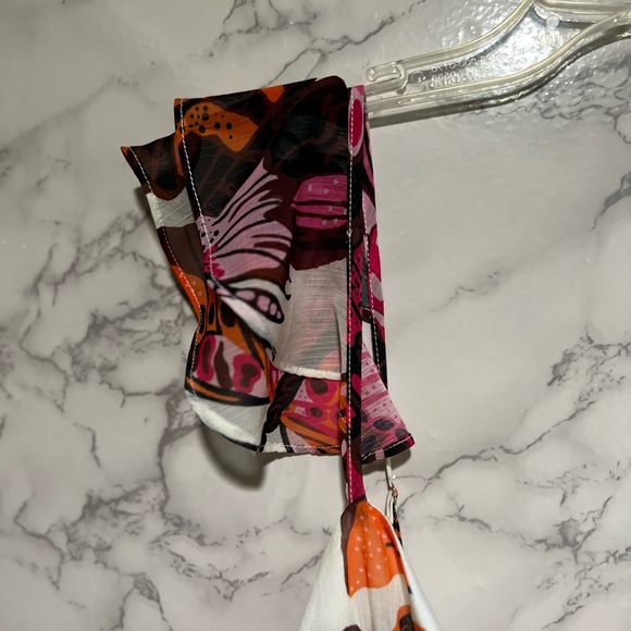 BETSEY JOHNSON Pepper Butterfly-Print Midi Dress - Picture 5 of 9